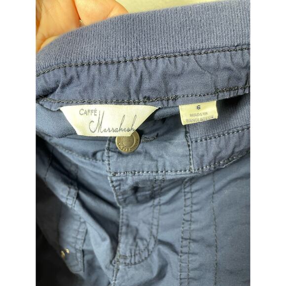Caffe Marrakech Hiking Pants Travel Utility Capri Navy Blue Sz 6 Roll Up Stretch - Picture 3 of 3